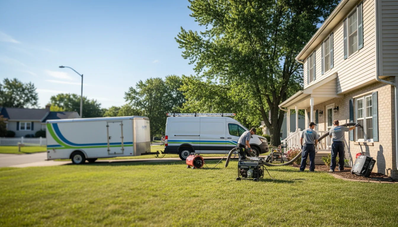 Flooded Basement Restoration And Cleanup With Repair in Posen, IL near me